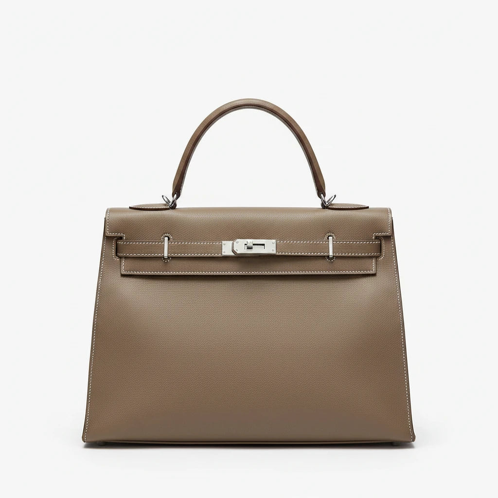 Premium Cowhide Leather Handbag – Quiet Luxury Icon Bag
