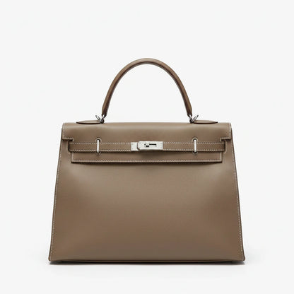 Premium Cowhide Leather Handbag – Quiet Luxury Icon Bag