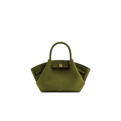 Minimalist PU Leather Mini Tote Handbag – Structured Everyday Fashion Bag