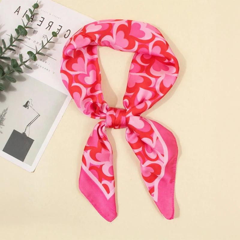 LuxeWrap Satin Scarf