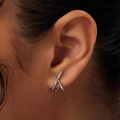 The Cross Stud Earrings