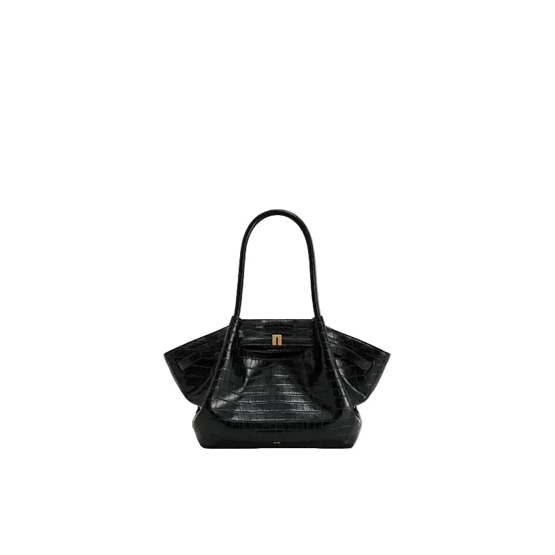 Minimalist PU Leather Mini Tote Handbag – Structured Everyday Fashion Bag