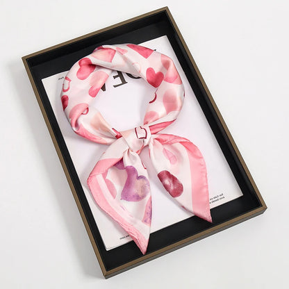 LuxeWrap Satin Scarf