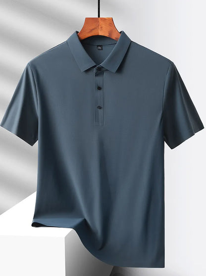 Men’s Casual Office  Shirt – Short Sleeve Stretch Fit