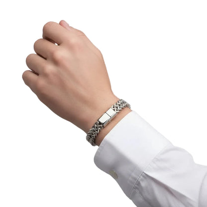 Magnetic Lock Stainless Steel Chain Bracelet