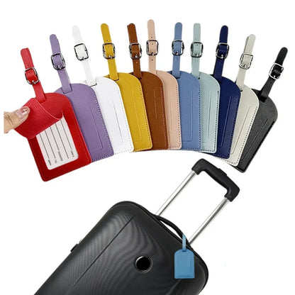 The Leather Luggage Tag