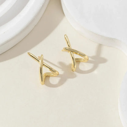 The Cross Stud Earrings