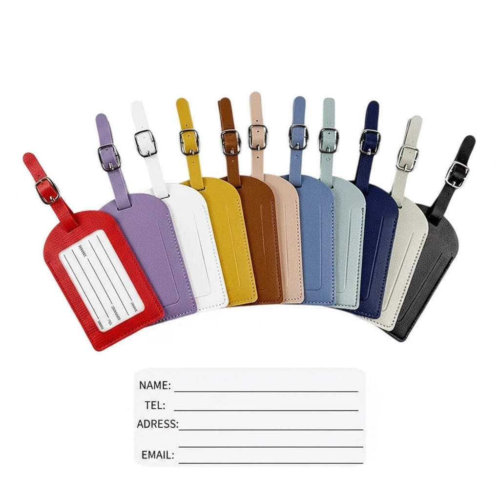 The Leather Luggage Tag
