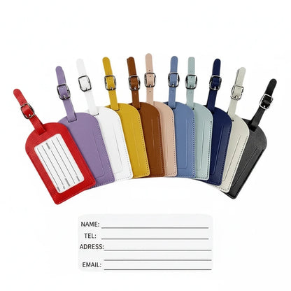 The Leather Luggage Tag