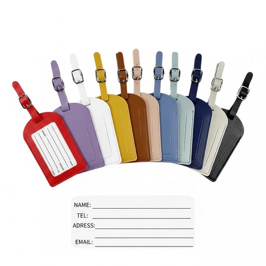 The Leather Luggage Tag