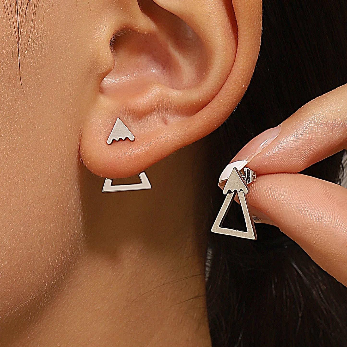 The Geometry Stud Earrings