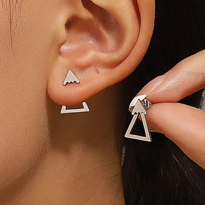 The Geometry Stud Earrings