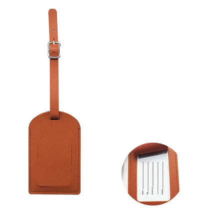 The Leather Luggage Tag