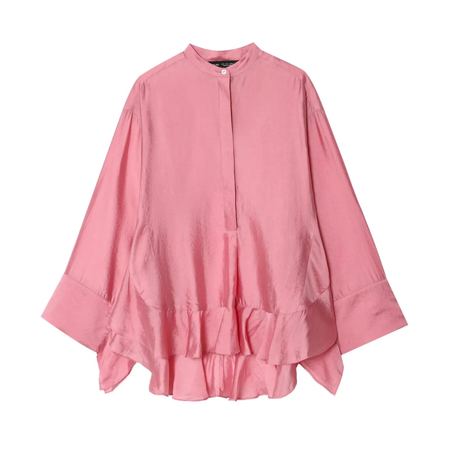 The Silk Gentle Ruffle Blouse