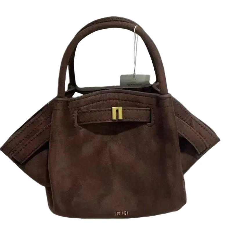 Minimalist PU Leather Mini Tote Handbag – Structured Everyday Fashion Bag