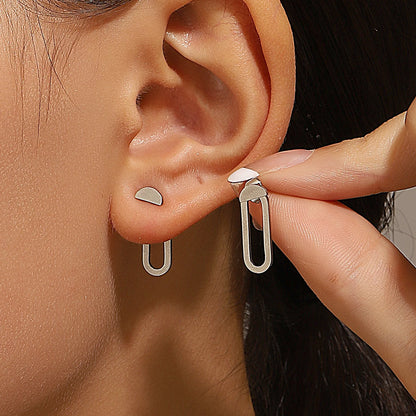 The Geometry Stud Earrings