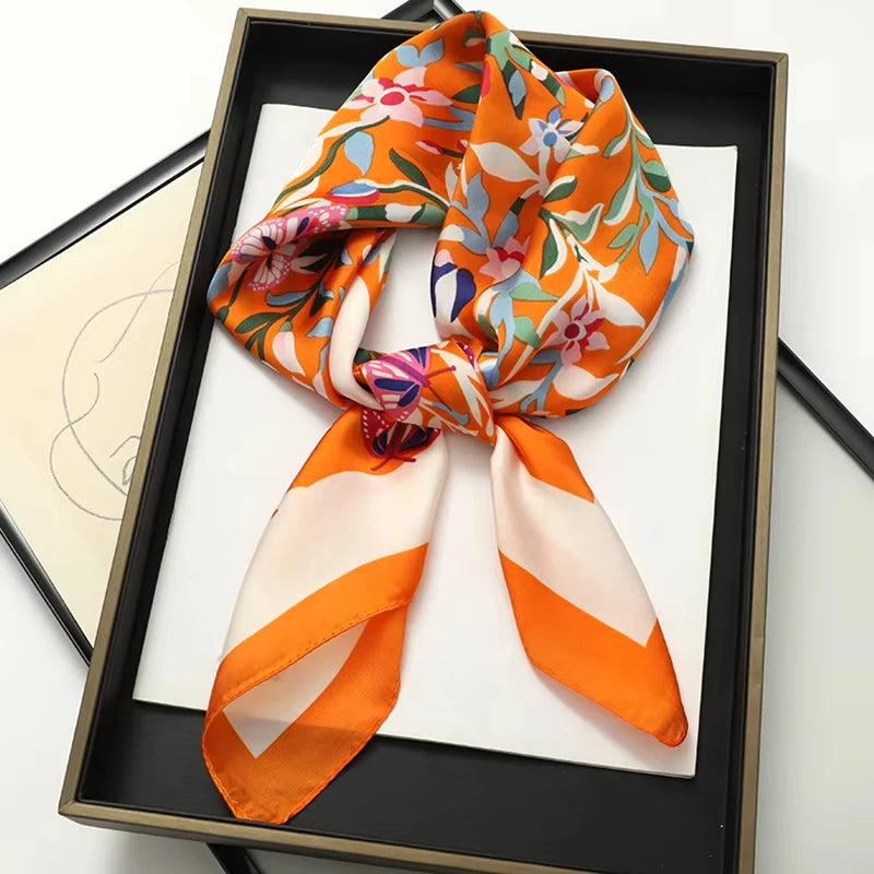 LuxeWrap Satin Scarf