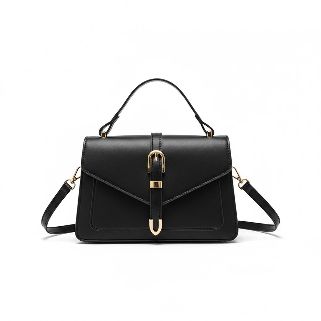 Sleek Flap Crossbody Bag