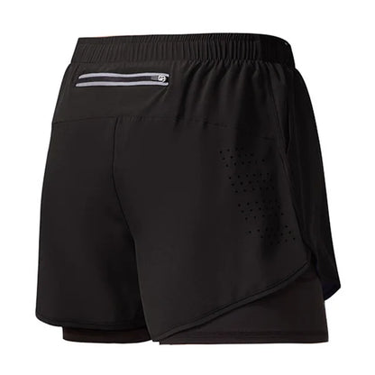 Men's Double-Layer Running Shorts – Premium Quick-Dry