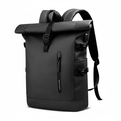 Sunlux Collective Roll-Top Backpack – Sleek Waterproof Laptop Carry for Modern Living