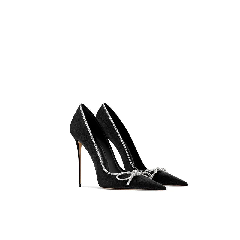 The Noir Bow Stiletto