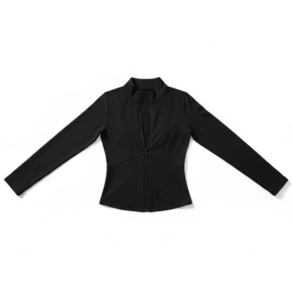 Women's Slim-Fit Zip Jacket – UV Protection & All-Season Sport