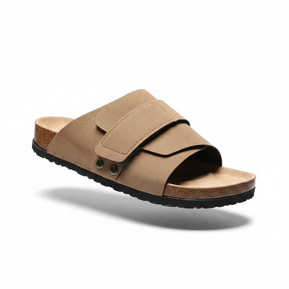 The Cork Suede Slide