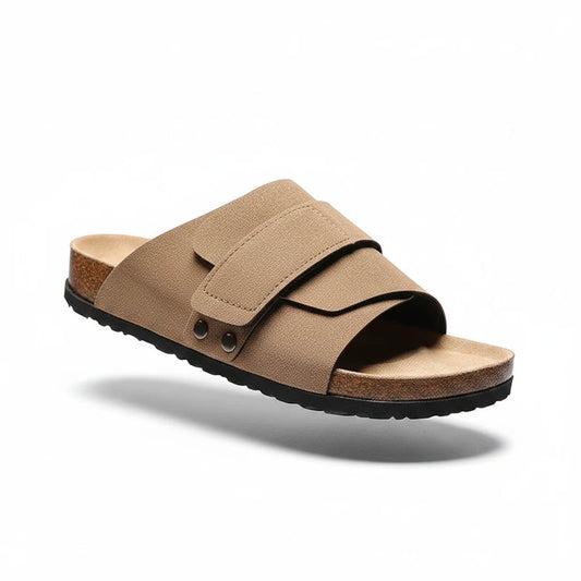 The Cork Suede Slide