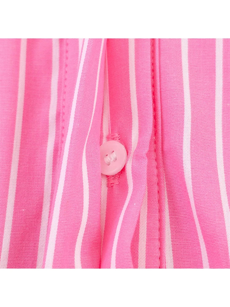 The Pink  Bubble Stripe Shirt