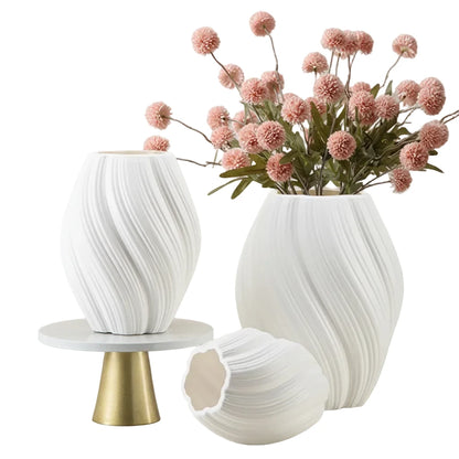 Modern Sculptural Centerpiece Vase