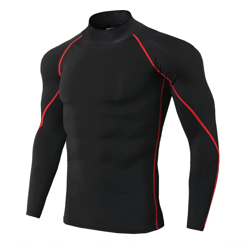 Men's Long Sleeve Compression Tee – Quick-Dry Performance Fit