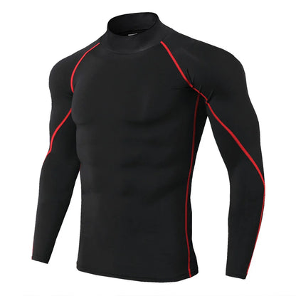 Men's Long Sleeve Compression Tee – Quick-Dry Performance Fit