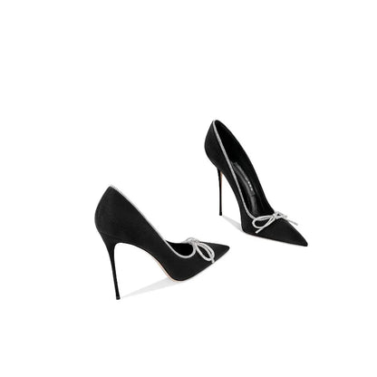The Noir Bow Stiletto