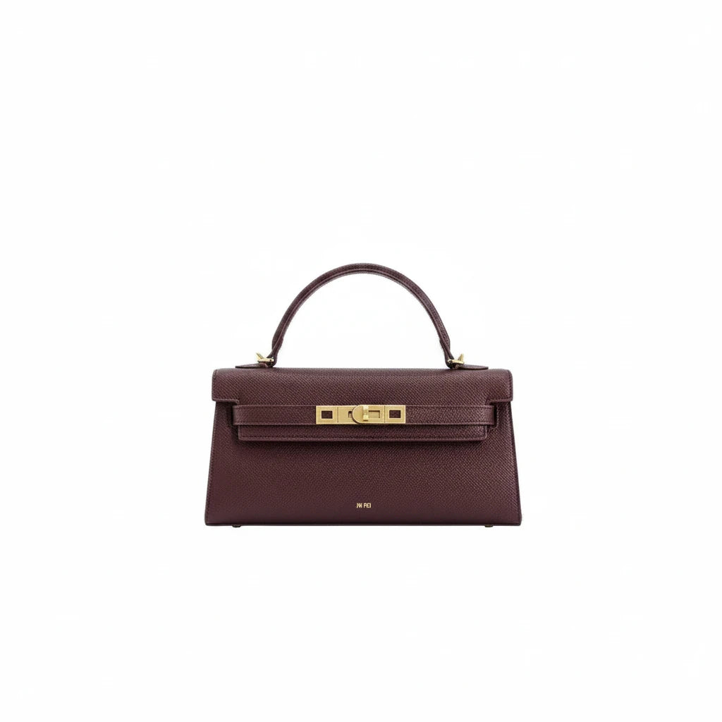 Structured Mini  Leather Handbag – Modern Minimalist Everyday Bag