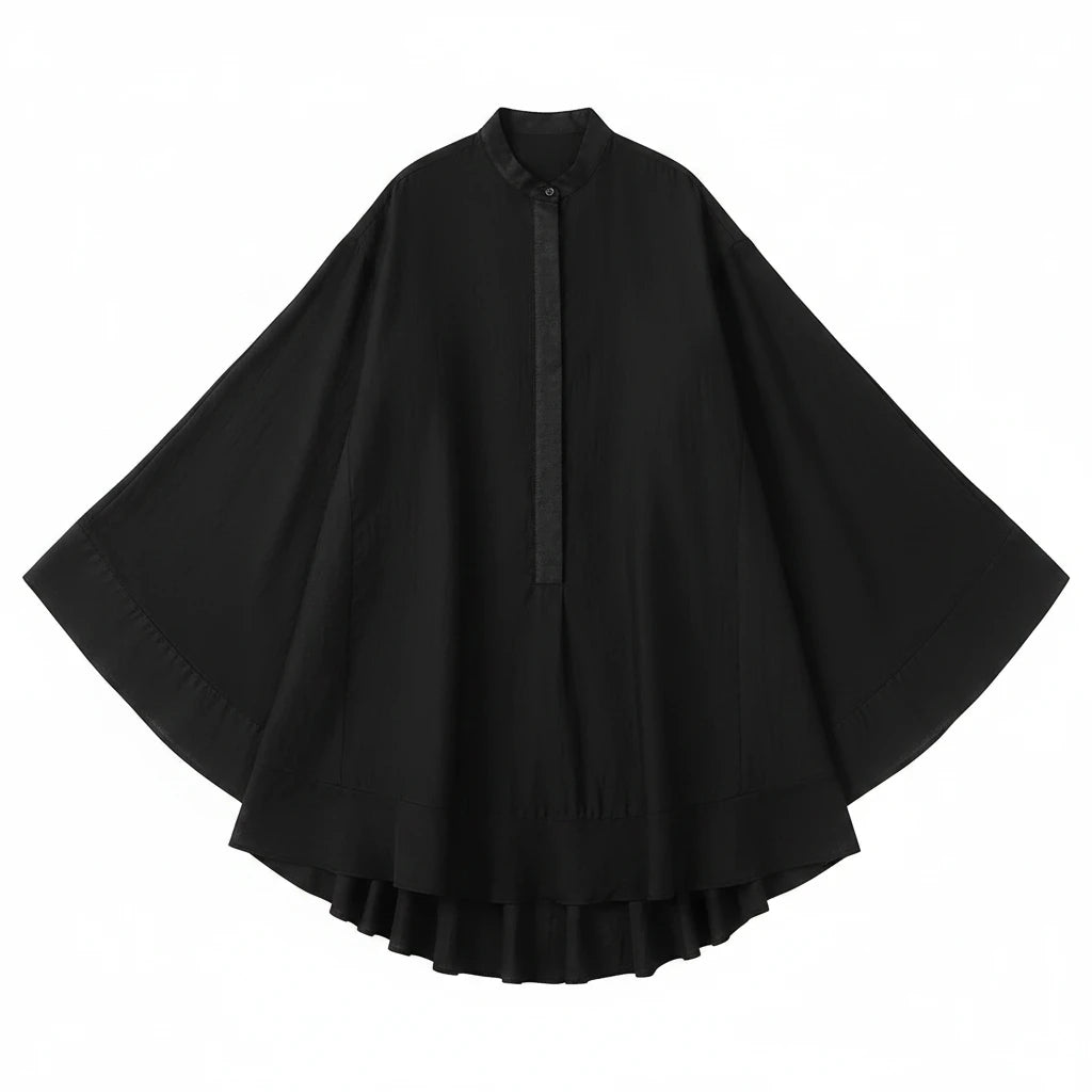 The Silk Gentle Ruffle Blouse