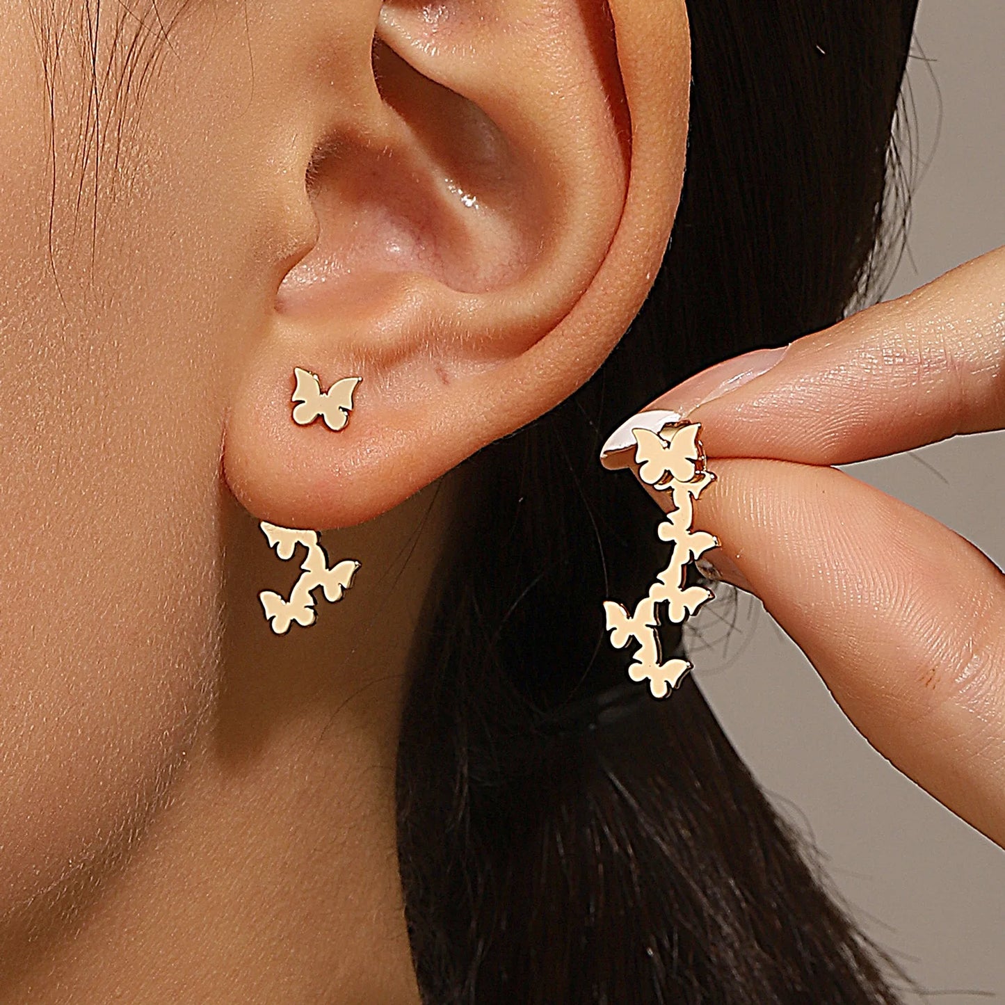 The Geometry Stud Earrings