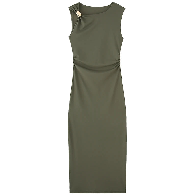 The Noir Corset Maxi Dress