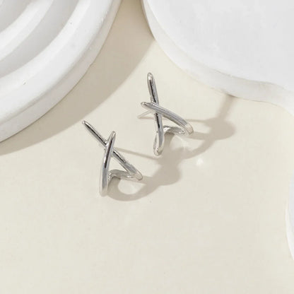 The Cross Stud Earrings