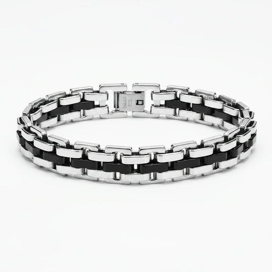 The Obsidian Link Bracelet