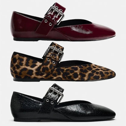 The Leopard Ballet Flat