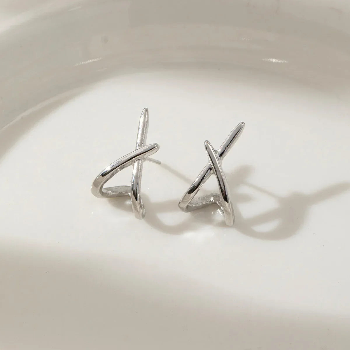 The Cross Stud Earrings