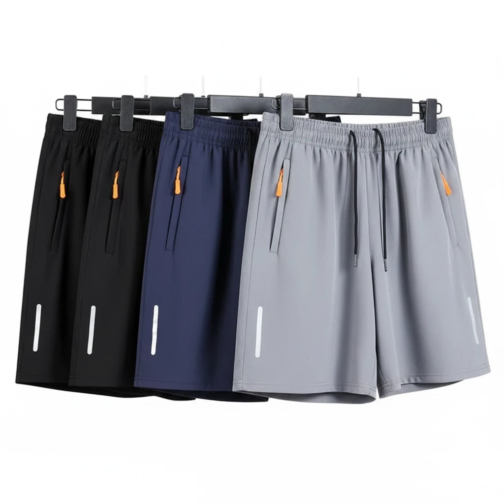Men's Ice Silk Loose Shorts – Lightweight & Breathable