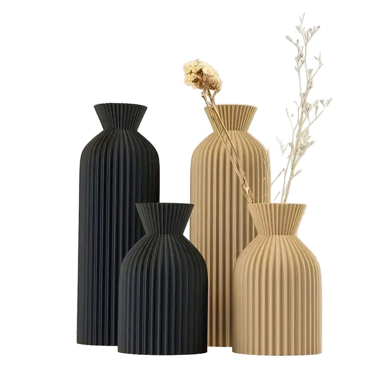 SUNLUX Modern Sculpted Tabletop Vase