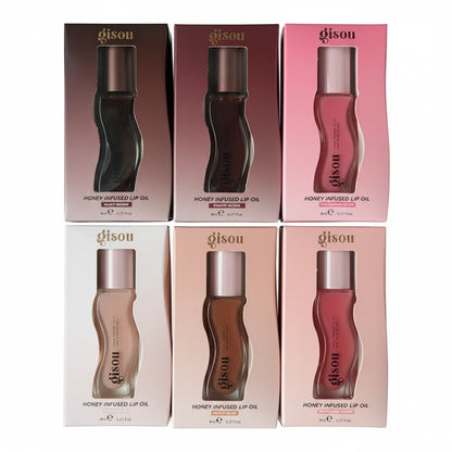 The Golden Veil Lip Gloss~by Gisou · Honey-Infused Collection