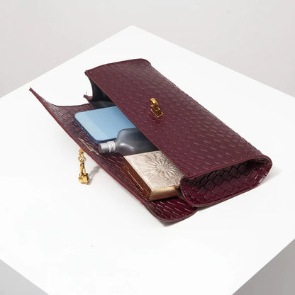 Women’s  Baguette Shoulder Bag – Geometric Summer Purse