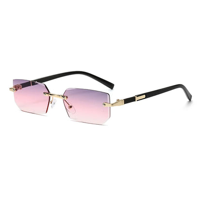 The Rimless Rectangle Sunglasses