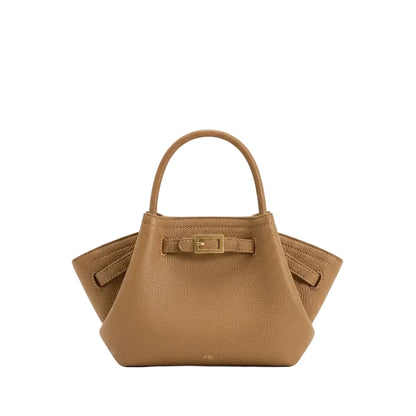 Minimalist PU Leather Mini Tote Handbag – Structured Everyday Fashion Bag