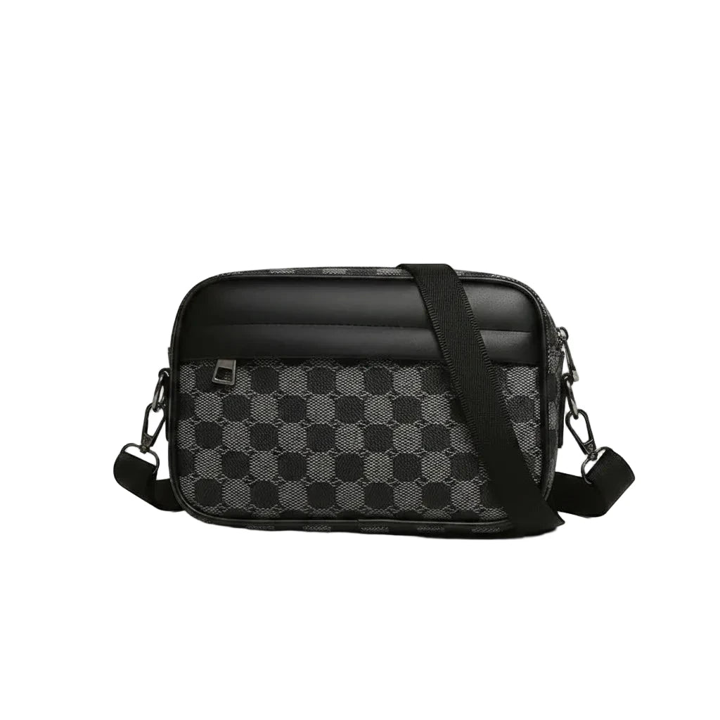 Men’s Business Crossbody Bag-Sleek Leather Satchel