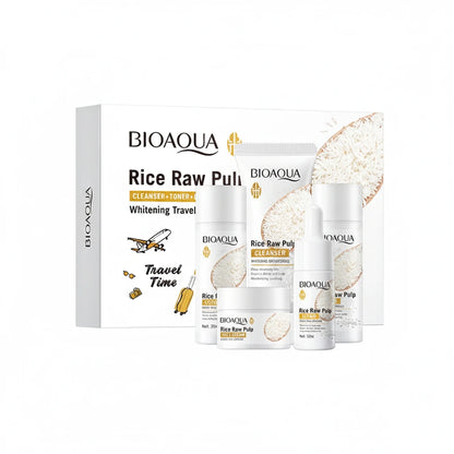 The Rice Ritual Skincare Collection ~ Bioaqua Full Routine & Cleansing Soap