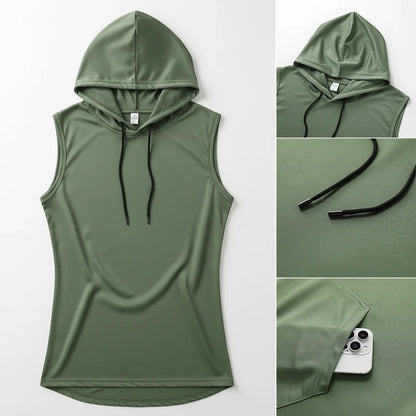 Quick-Dry Hoodie Tee – Premium Unisex Sport & Street